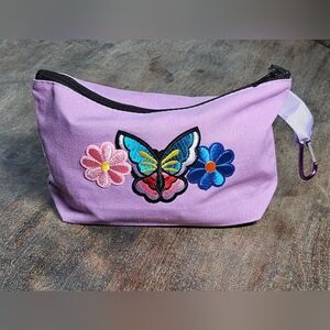 NWT Purple Western Pencil / makeup Bag Pounch